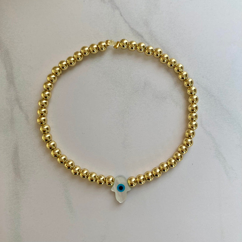 PULSERA CHAPA Y OJO