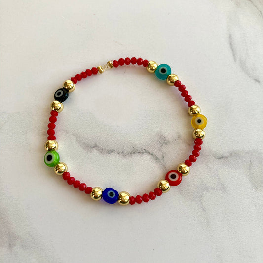 PULSERA ROJA OJOS