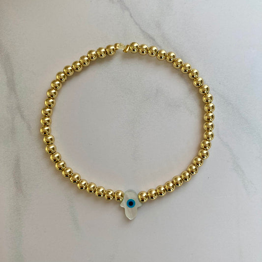 PULSERA CHAPA Y OJO