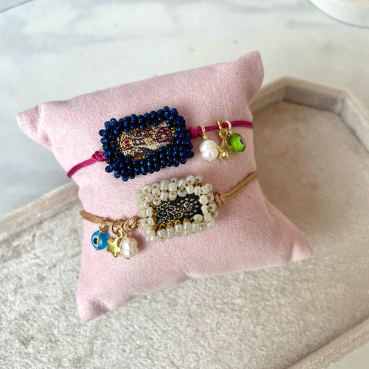 MINI ESCAPULARIOS BORDADOS